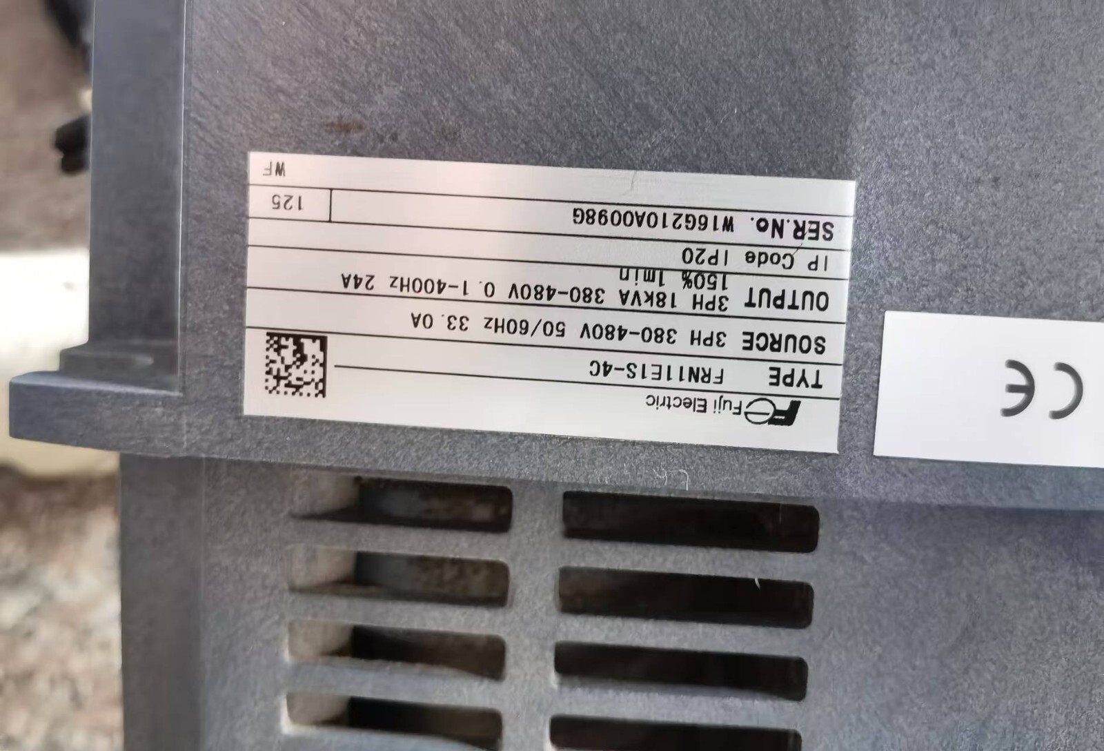 1PC Used 100% testing FUJI Inverter FRN11E1S-4C 11KW 3P 380V 50Hz/60Hz