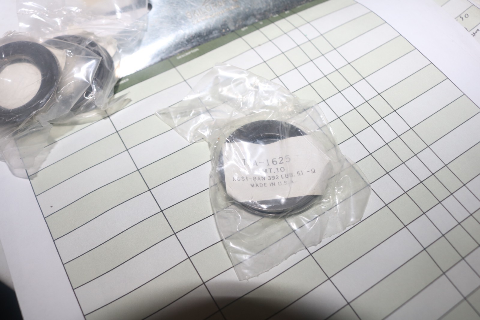 NOS Torrington TRA-1625 needle roller bearing thrust washer lot of (10)