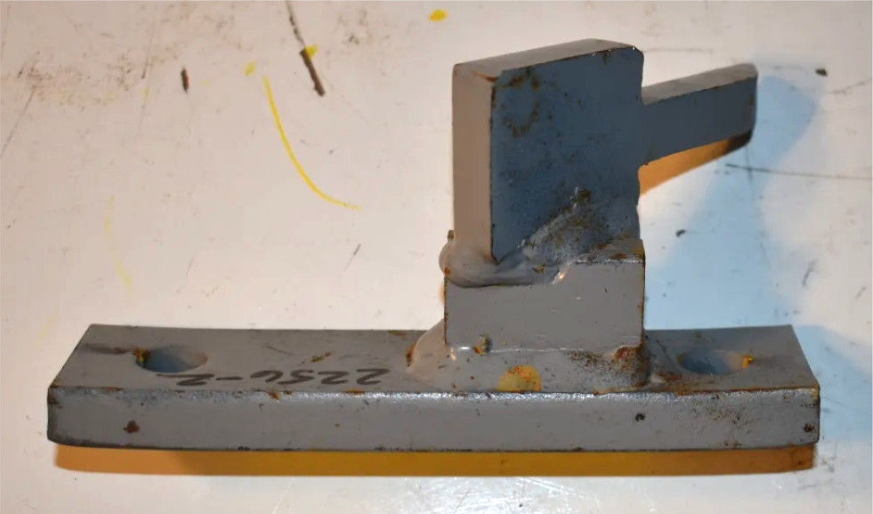 WESTROCK MILL D22562 2256-2 STEEL IDLER CONVEYOR STRIPPER TRANSITION