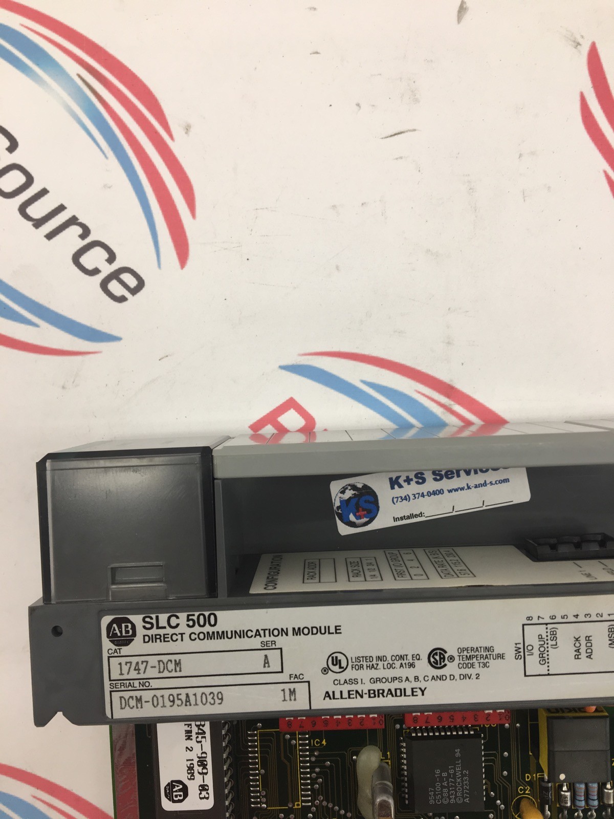 ALLEN-BRADLEY 1747-DCM SERIES A DIRECT COMMUNICATION MODULE