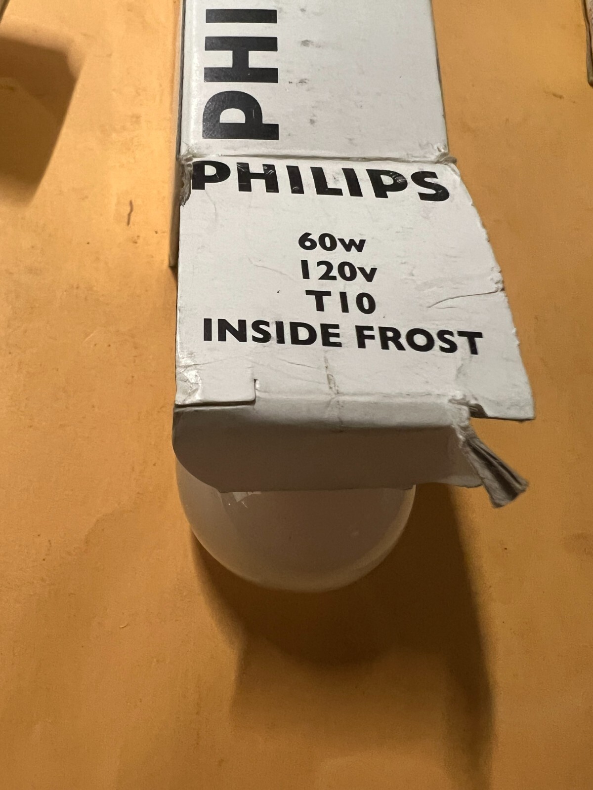 phillips 60w 12v t10 frost bulb nos surplus