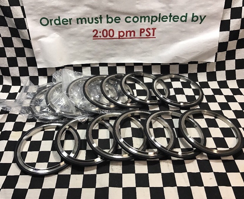 Lot Of 13, MDC VACUUM NW100 CENTERING RING, SST, SHIPSAMEDAY #136AG