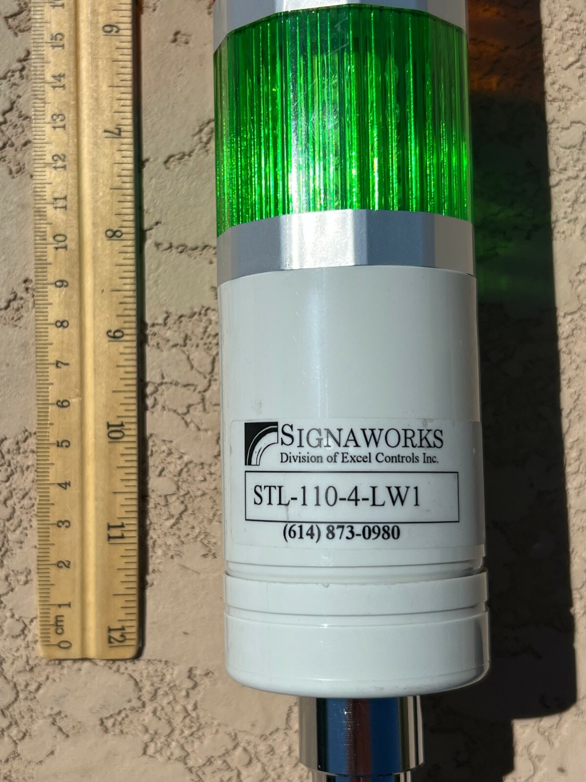 SIGNAWORKS STL-110-4-LW1 EXCEL CONTROLS LED AND ON TOWER LIGHT 4 STACK & MOUNT