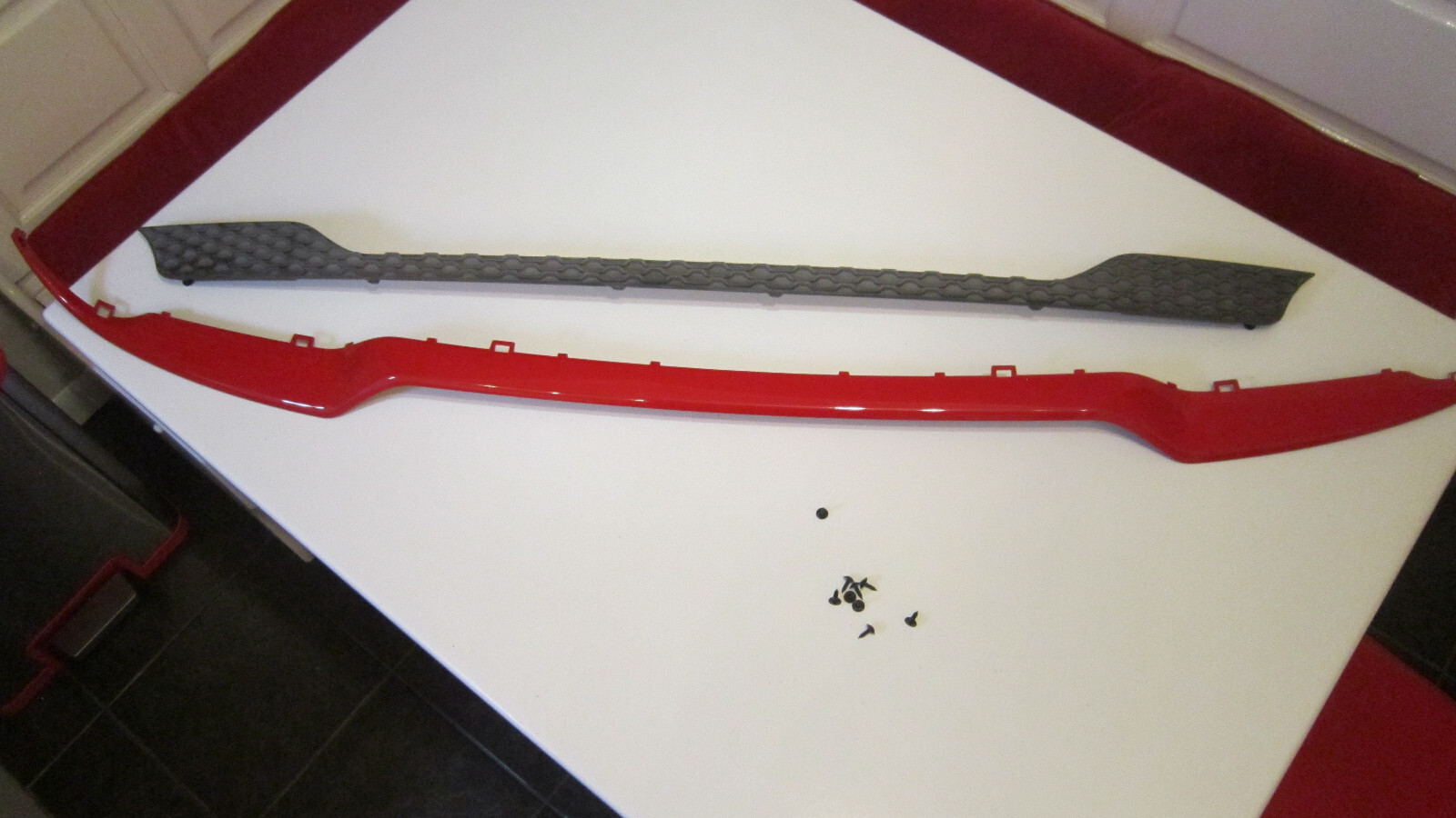 2014 2015 2016 KIA Soul Red Line Rear Bumper Molding & Applique  