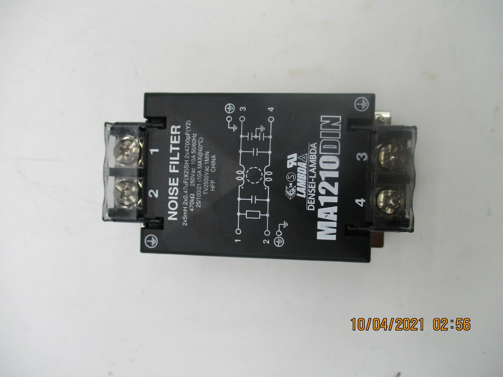 Densei-Lambda MA1210DIN New DIN Mount Nosie Filter