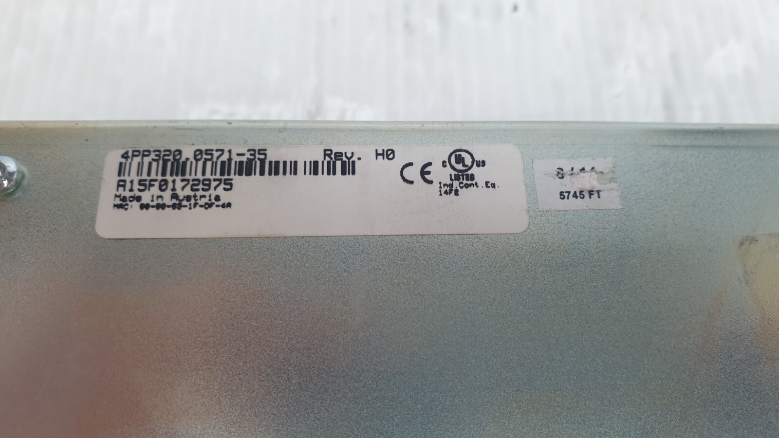 B&R Automation Power Panel 300 4PP320.0571-35 Rev. H0