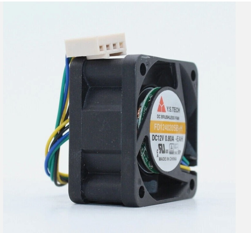 Y.S.TECH FD124020SB-H 12V 0.80A 4020 4CM cooling fan
