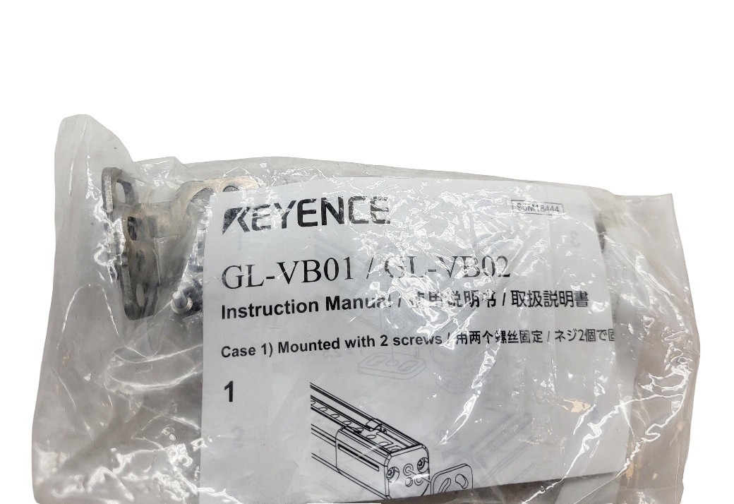 SEALED NEW KEYENCE GL-VB02 SAFETY LIGHT CURTAIN MOUNTING BRACKET GL-VB01/GL-VB02