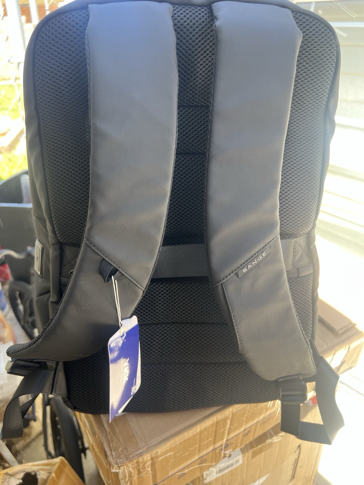 Bange Business Smart Backpack Waterproof fit 15.6 In Laptop Backpack w/ USB Port