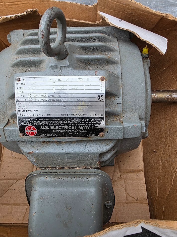 US Electrical Motors 2HP 3 PH 213 Frame 230/460 Volts 51205LR
