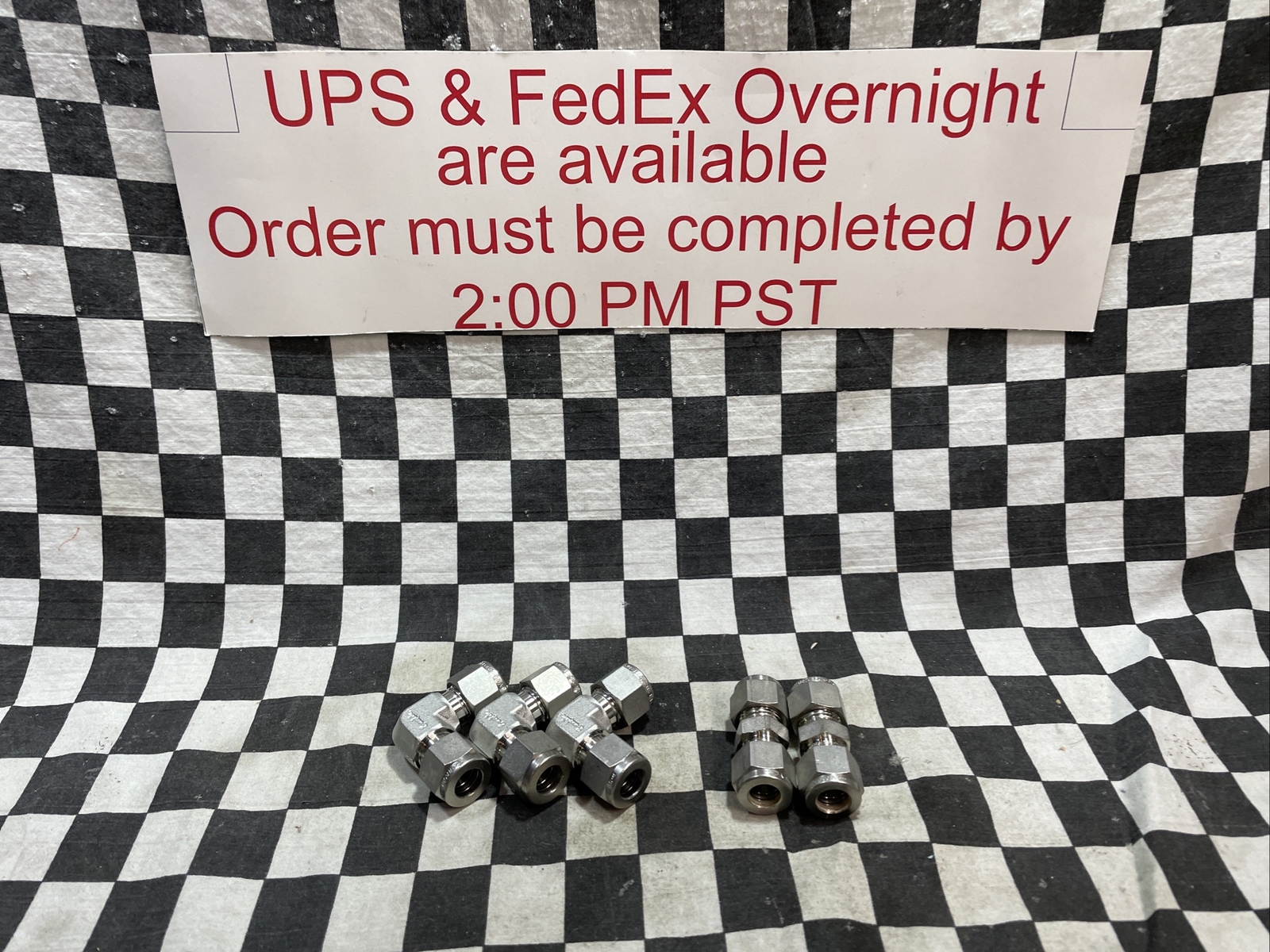 SWAGELOK ELBOW UNION 3/8″, SS-600-9 & SS-600-6, LOT OF 5, SHIPSAMEDAY#1540W7