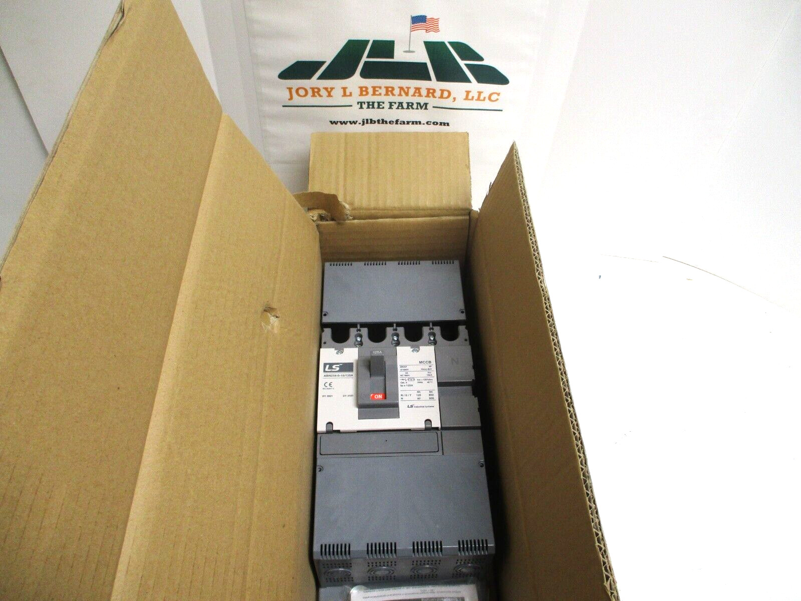 LS INDUSTRIES , ABN254-S-16/180A , MOLDED CASE CIRCUIT BREAKER , SURPLUS