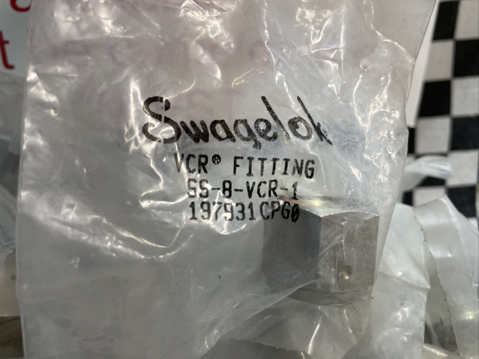 SWAGELOK SS-8-VCR-1, SS8VCR1, Female Nut 1/2″, LOT OF 50, SHIPSAMEDAY
