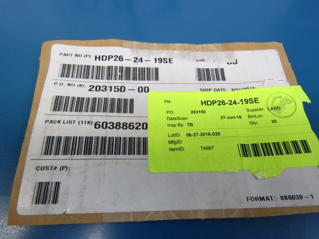 DEUTSCH HDP26-24-19SE Qty of 1 per Lot 19 Position Circular Connector Plug Hous