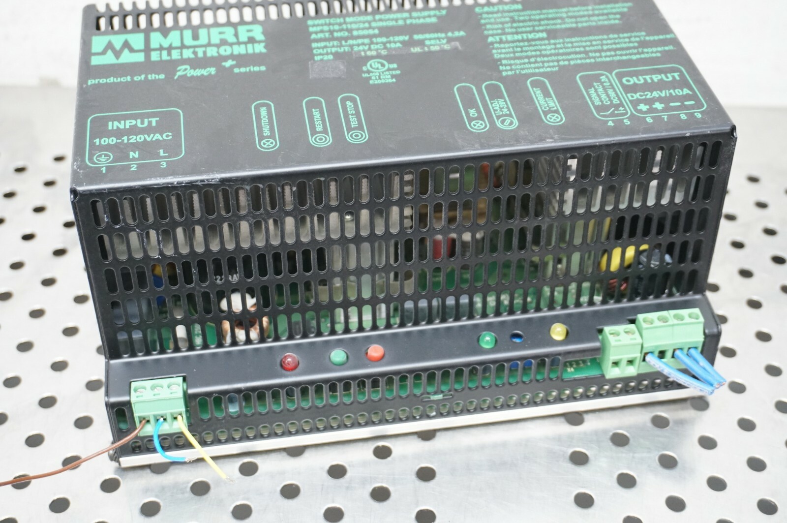 MURR ELEKTRONIK MPS10-110/24 SINGLE PHASE SWITCH MODE POWER SUPPLY