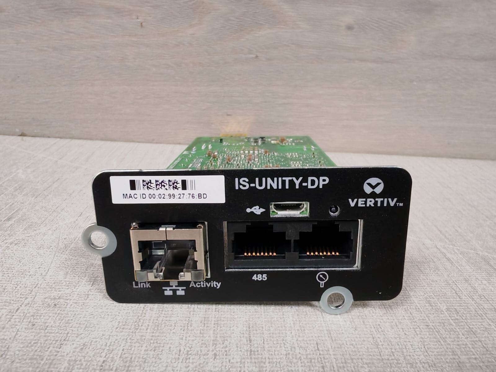 Vertiv Liebert IS-UNITY-DP Communication Card 417831G/2 REV.44