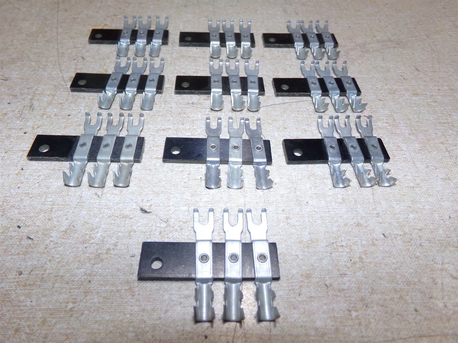 NEW 3-Pole Fork Terminal Jumper Strip Lot of 10 *FREE SHIPPING*