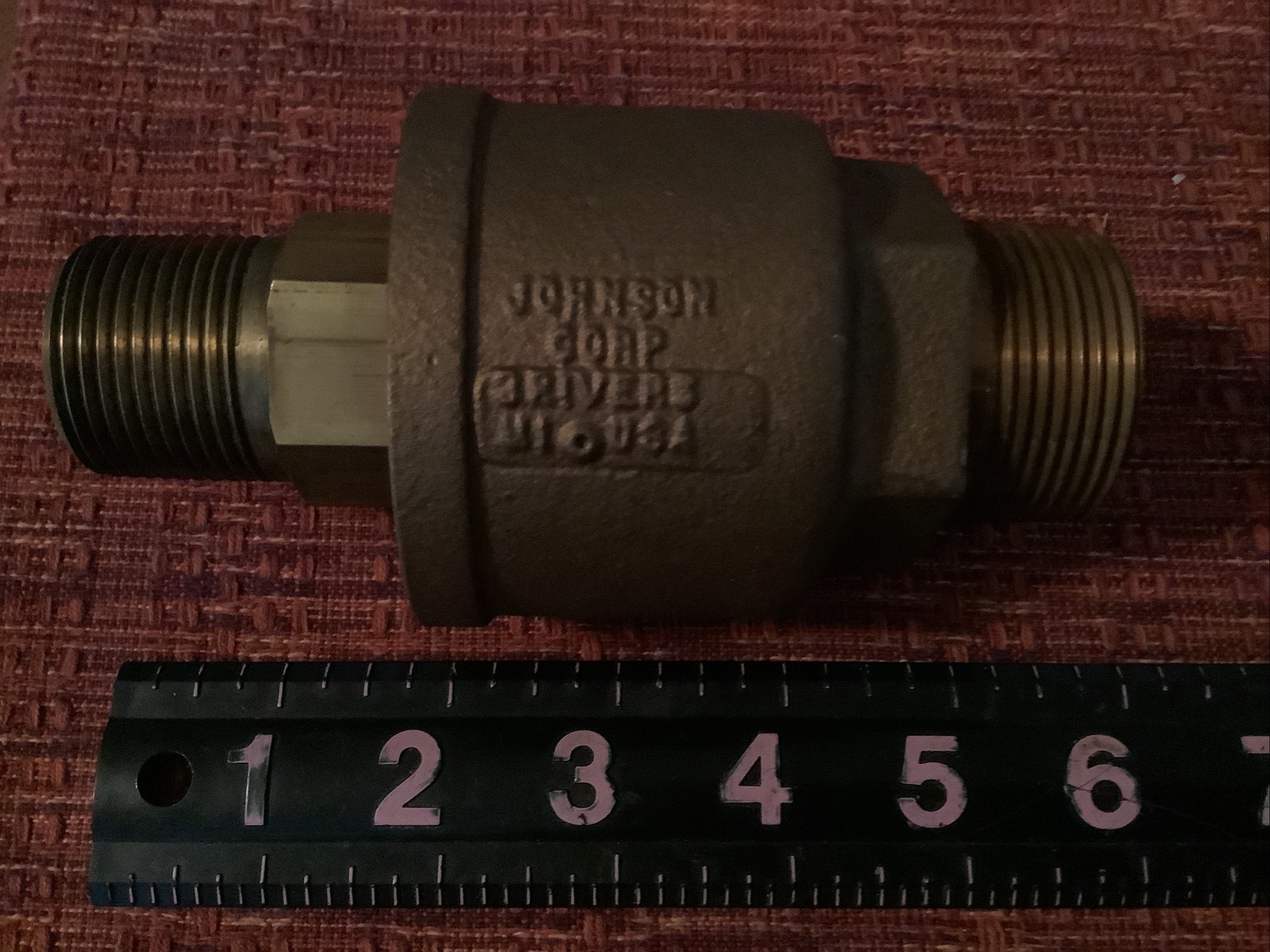 NEW OLD STOCK JOHNSON CORP 1” FREE WHEELER ROTARY JOINT VALVE TYPE: W 3300