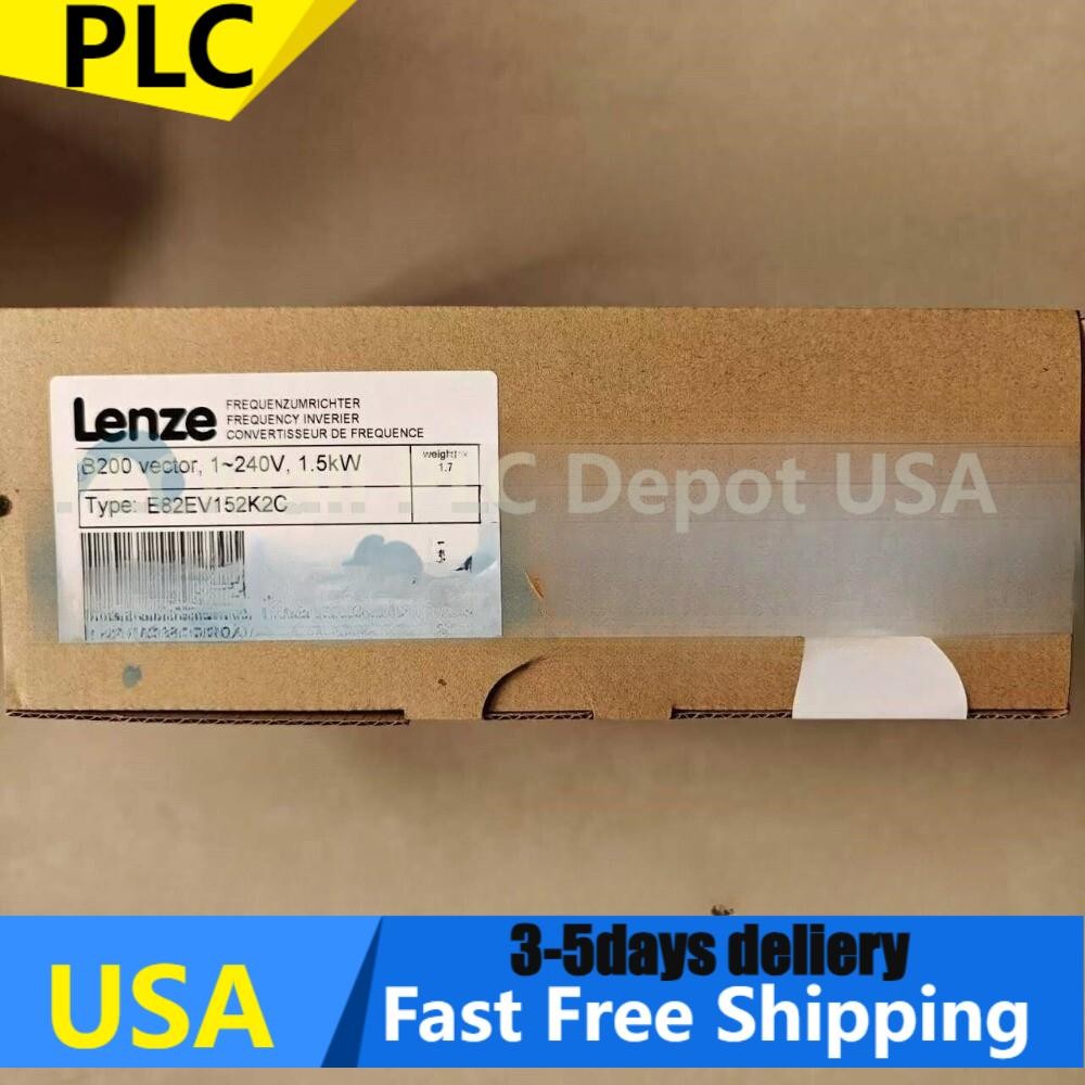 US Free TAX 1PC NEW LENZE E82EV152K2C E82EV152K-2C LENZE FREQUENCY INVERTER