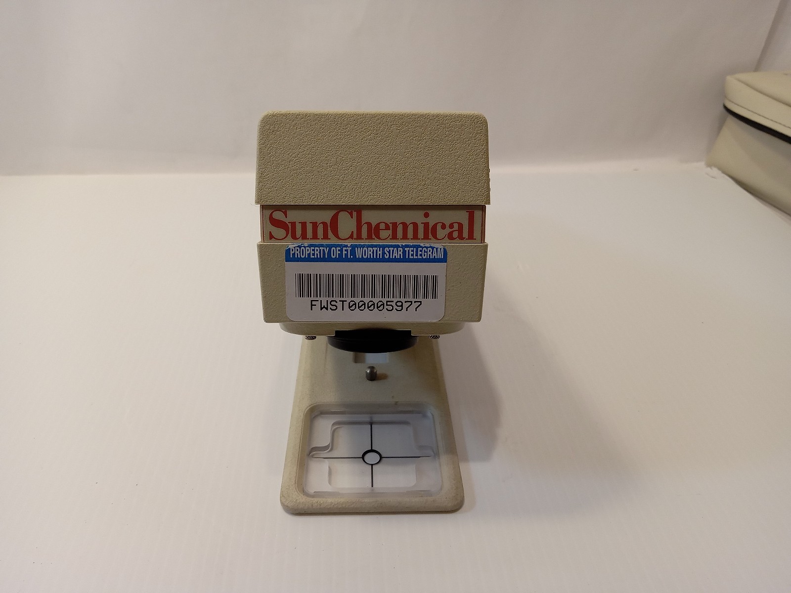 USED SUNCHEMICALS PRESSCHECK 938 SPECTROPHOTOMETER W/O CHARGER *MAKE OFFER*