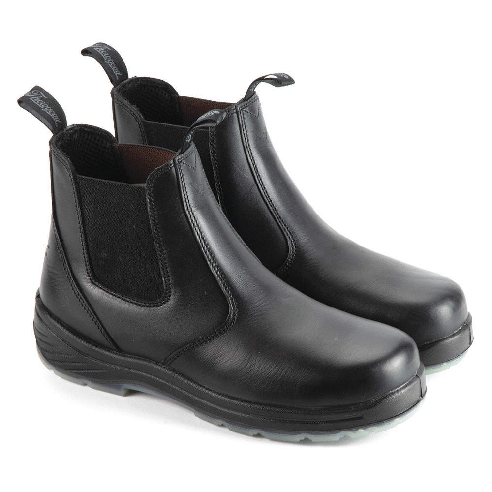 THOROGOOD SHOES 804-6134 9 XW Chelsea Boot,XW,9,Black,PR 60KL93