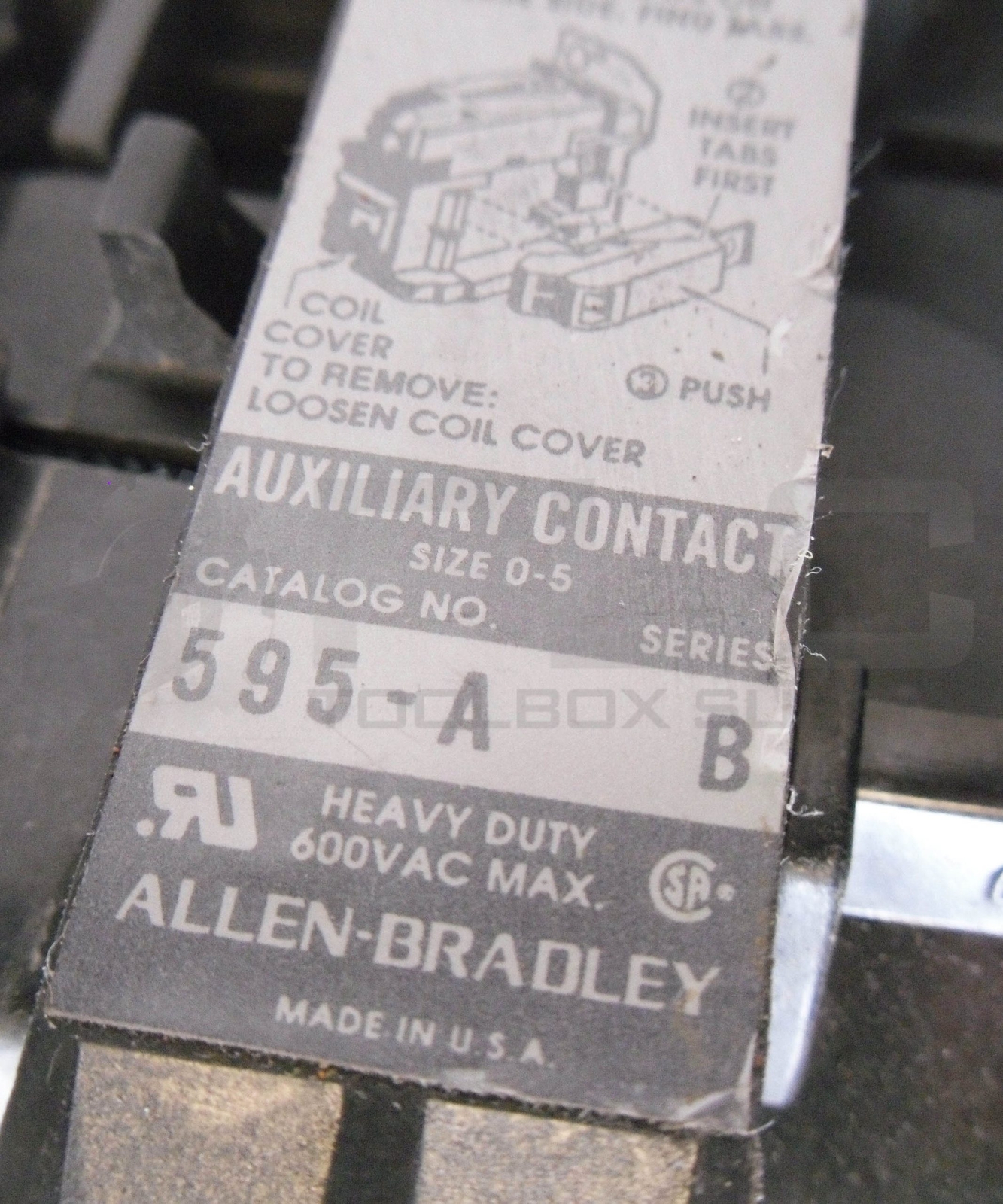 ALLEN BRADLEY 509-B0D /B W/ CB236 W/ 42185-800-01 W/ (3) W32 W/ (2) 595-A /B