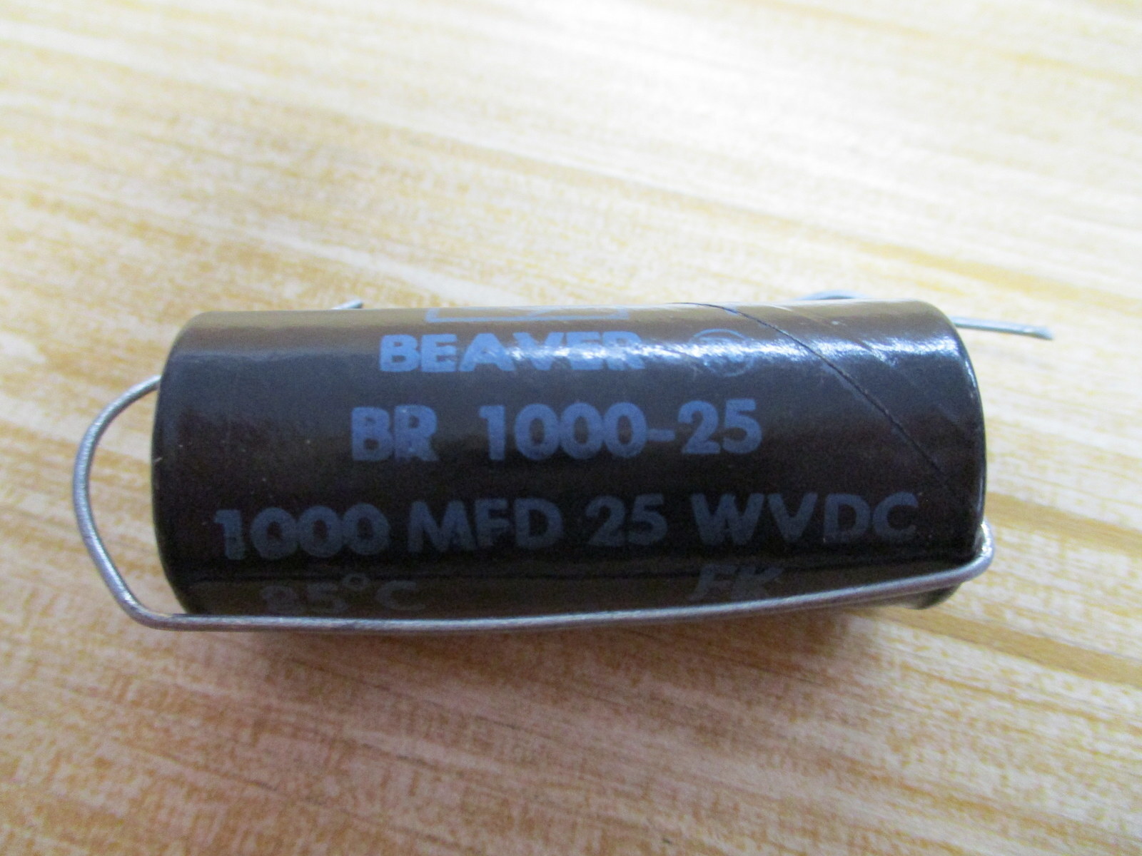 Cornell Dubilier BR 1000-25 CDE Beaver Capacitor 1000MFD 25WVDC (Pack of 2)