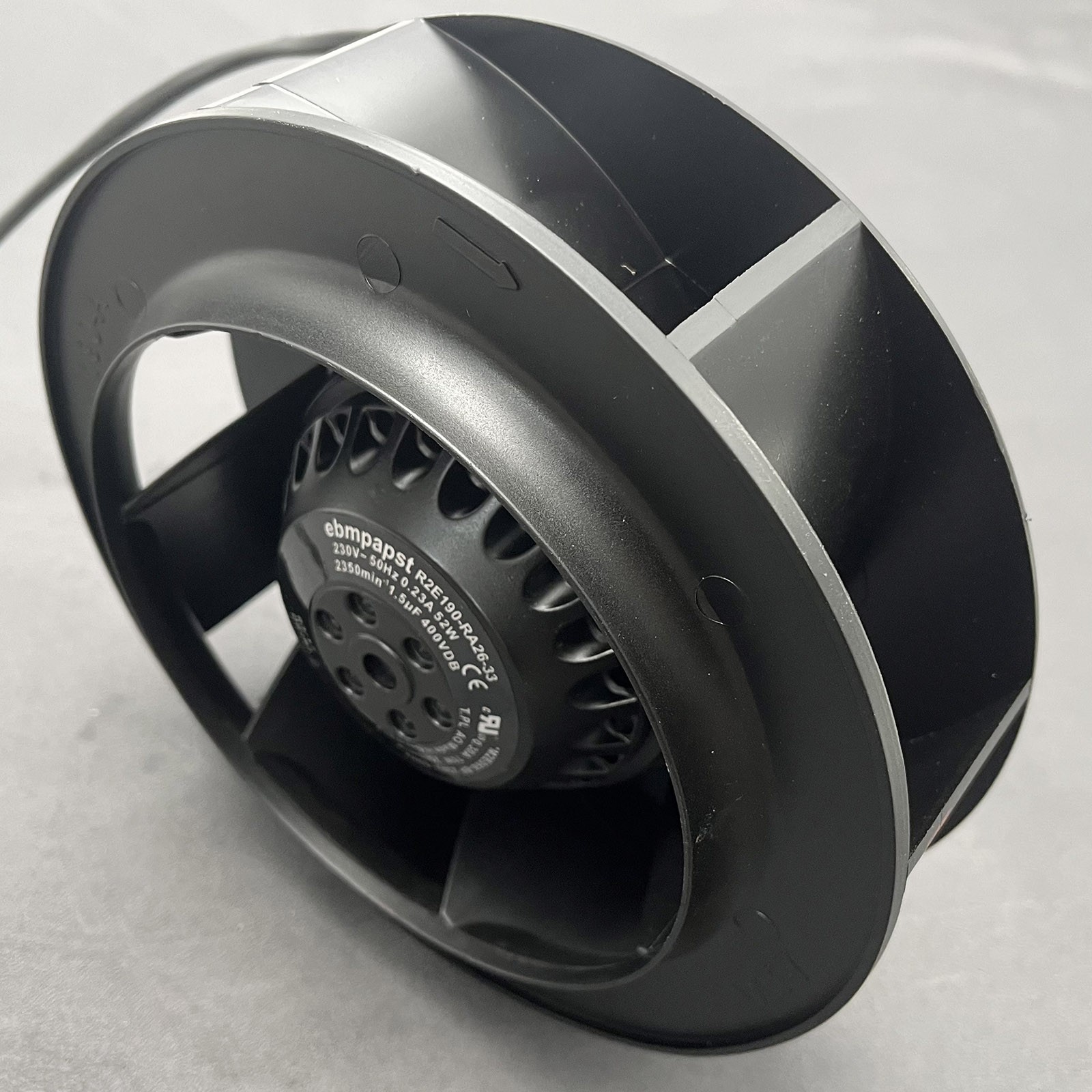 New Centrifugal Fan for R2E190-RA26-33