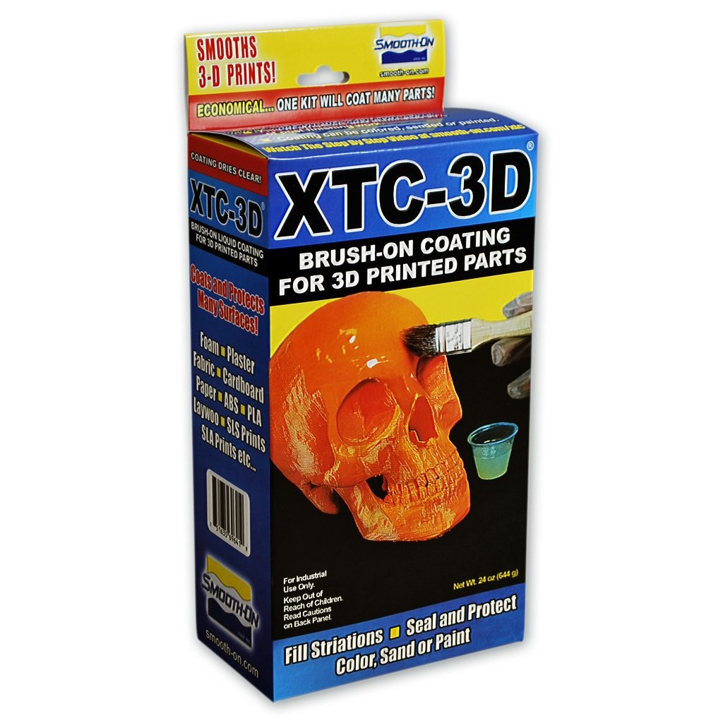 SmoothOn XTC3D™ 20 3D Print Coating, 24 oz BrushOn Coating for 3D Printed