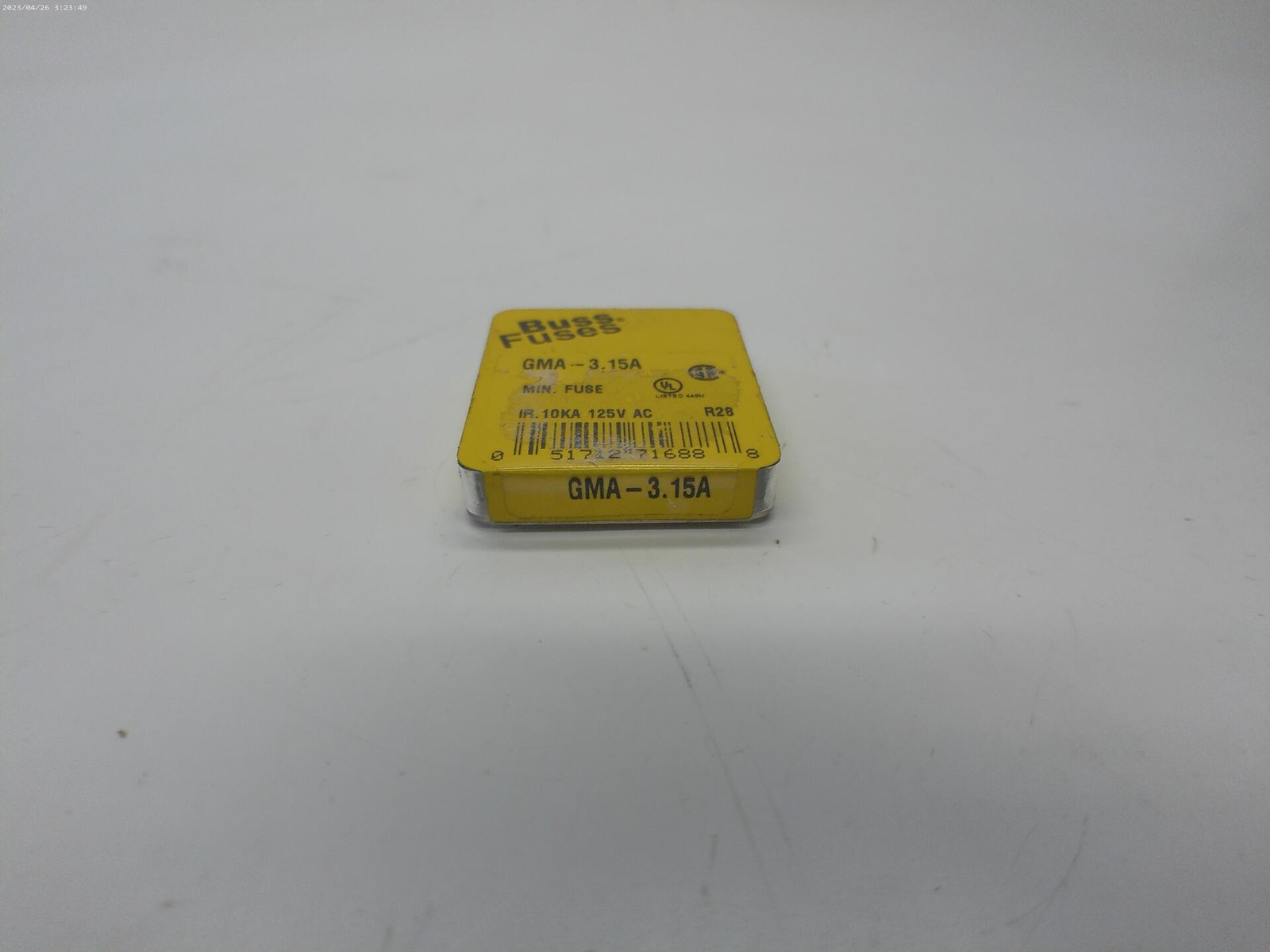 BUSSMANN GMA-3.15A FUSE PKG OF 4 NSMP