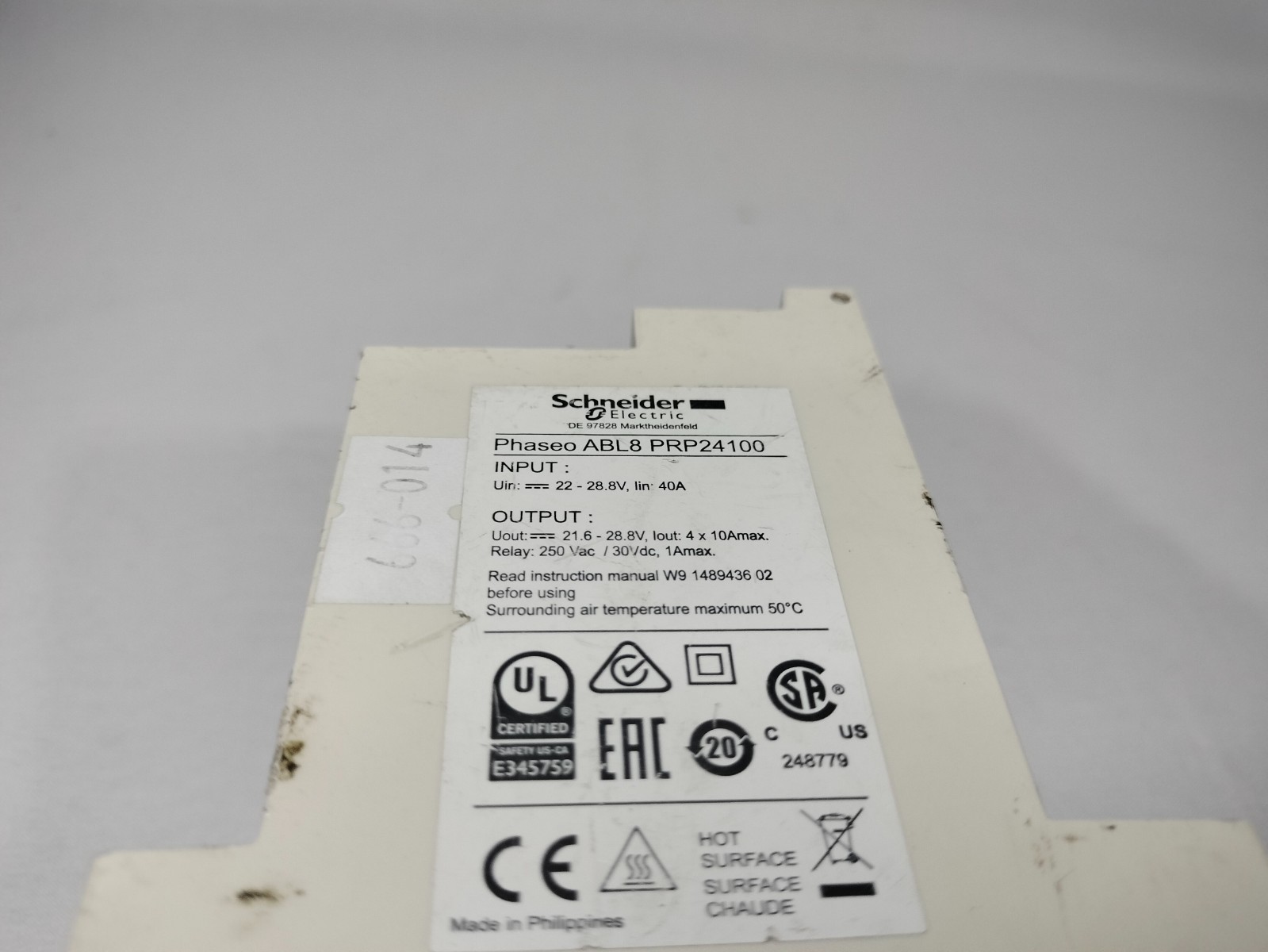 Scheider Electric ABL8 PRP24100 ABL8PRP24100 Universal Protection Module