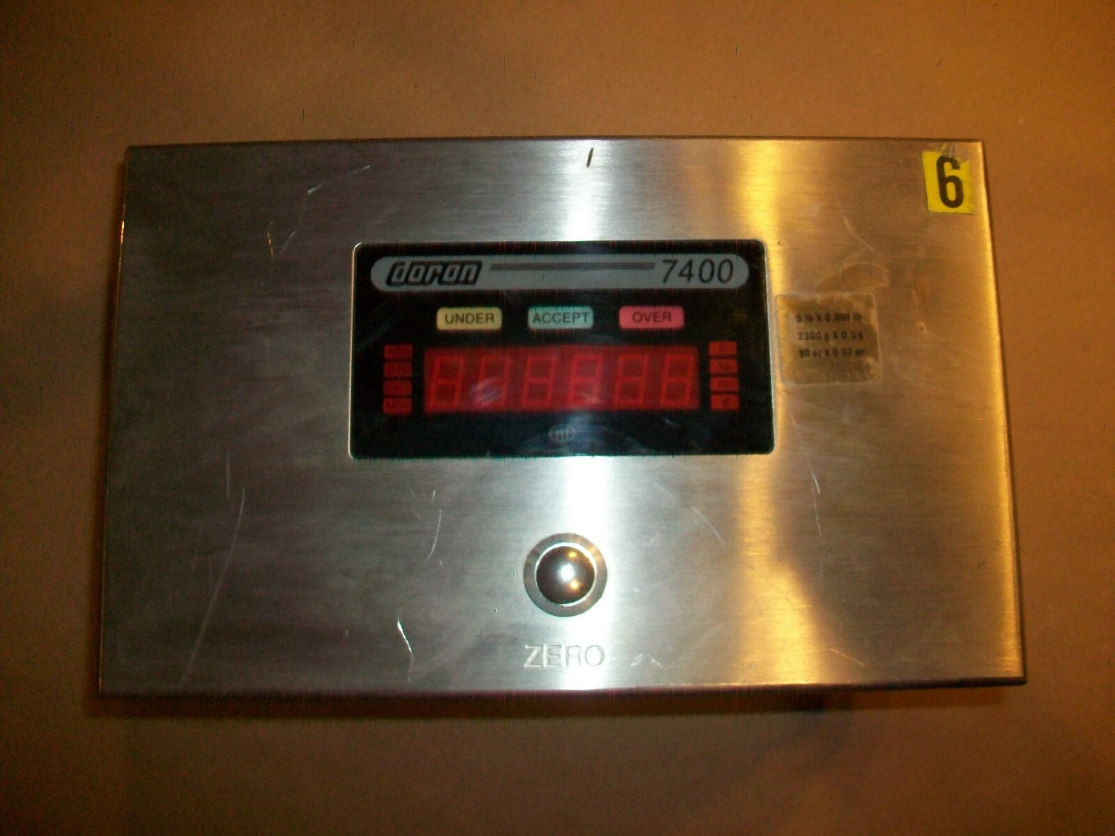 Doran 7400 Series Scale Display Model 7405