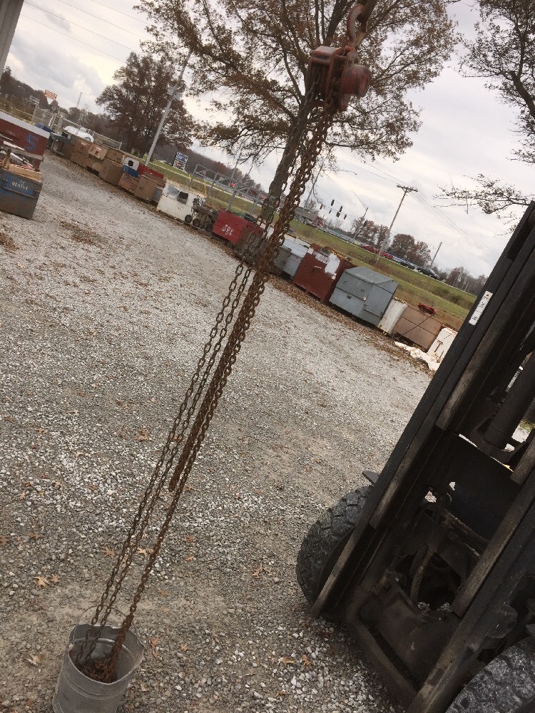 Coffing LHH Hand Chain Fall Hoist, Capacity: 1 Ton, 20′ Lift, 2000 Lb
