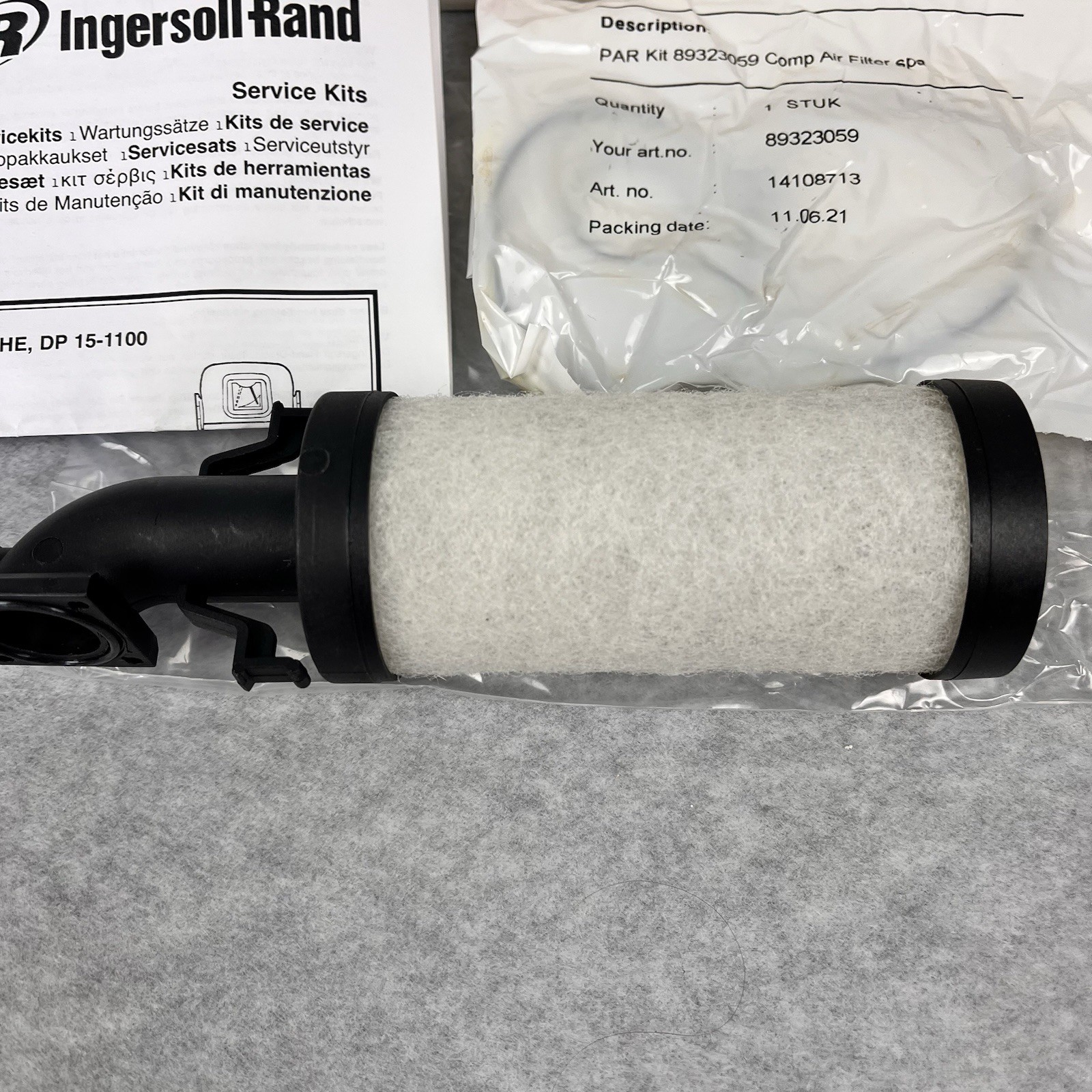 OEM Ingersoll Rand #88343025 Replacement Filter Czech Republic New Old Stock