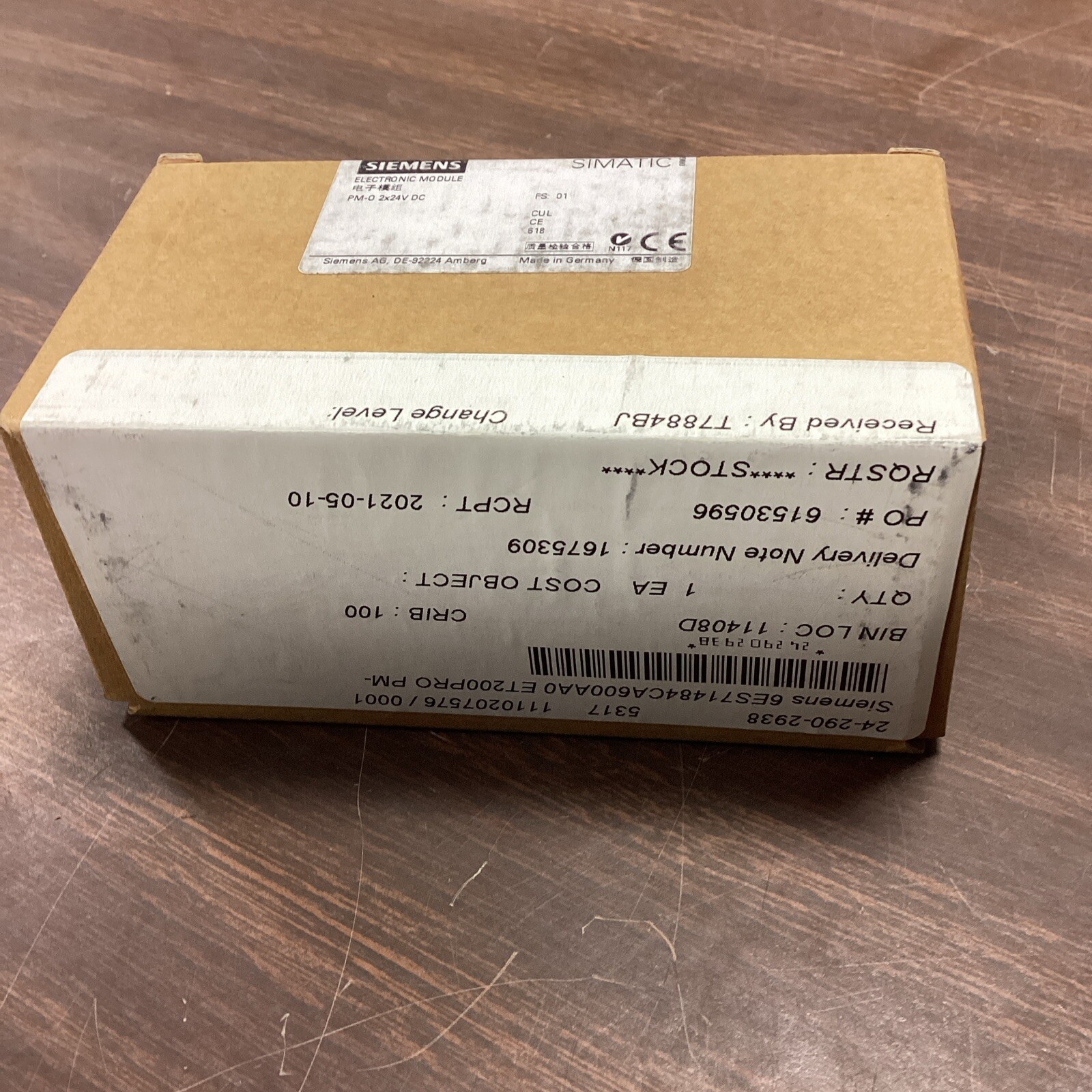 Siemens 6ES7 148-4CA60-0AA0 Simatic Power Entry Module