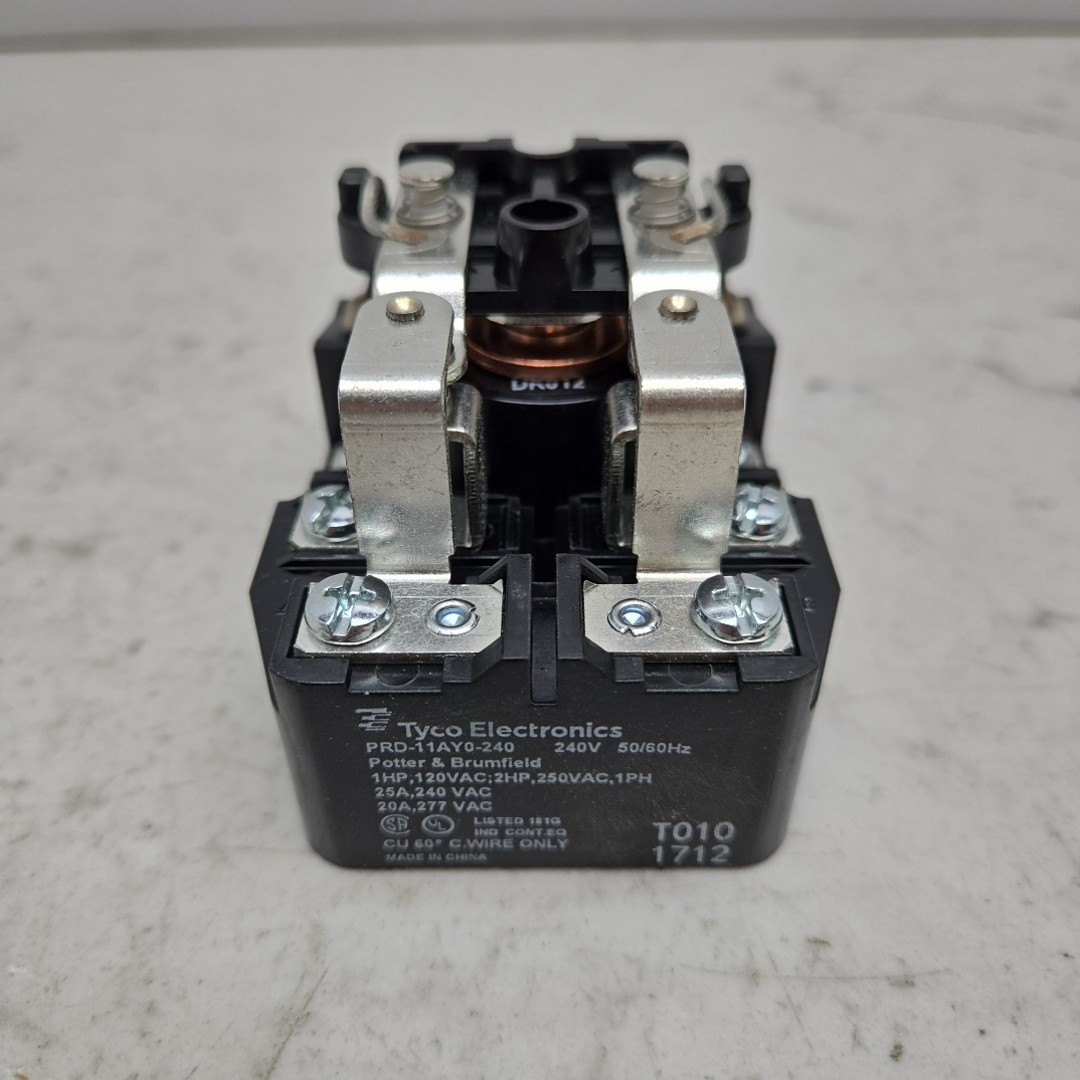 Potter & Brumfield PRD-11AY0-240 Power Relay Dpdt 240 Vac 25A Panel Mount New