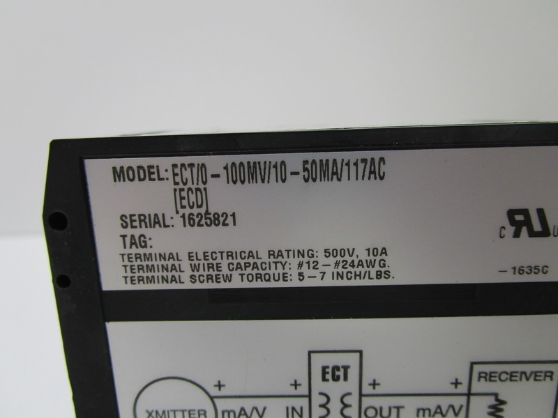 MOORE ECT/0-100MV/10-50MA/117AC SIGNAL ISOLATOR CONVERTER NSNP