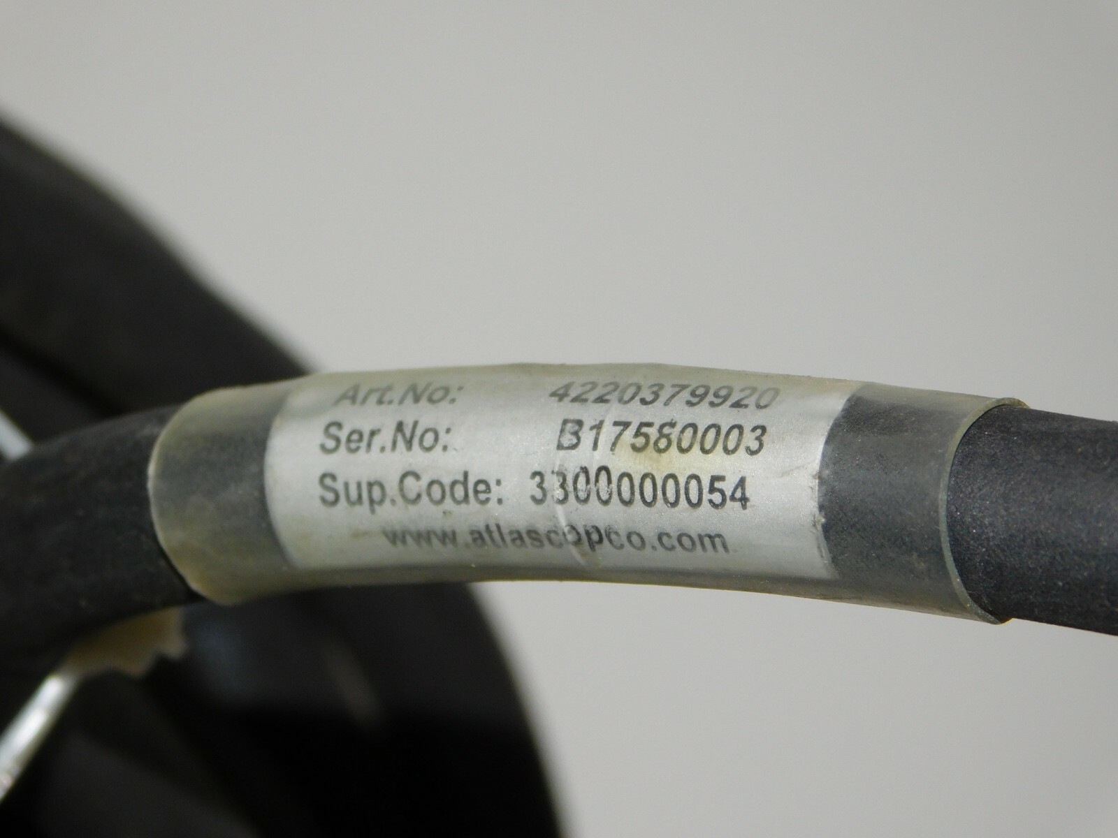 Atlas Copco 4220 3799 20 Industrial Machine 20m Nutrunner Tool Cable OEM Part