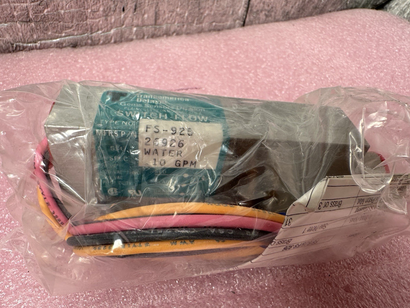 GEMS 26926 FLOW SWITCH FS-925