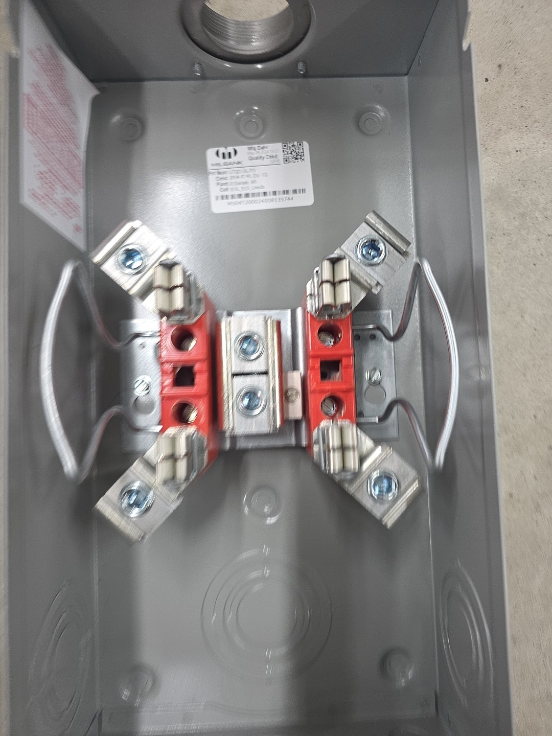 Milbank U7021-DL-TG 4 Term, Ringless, 2 inch Hub, Triplex Ground