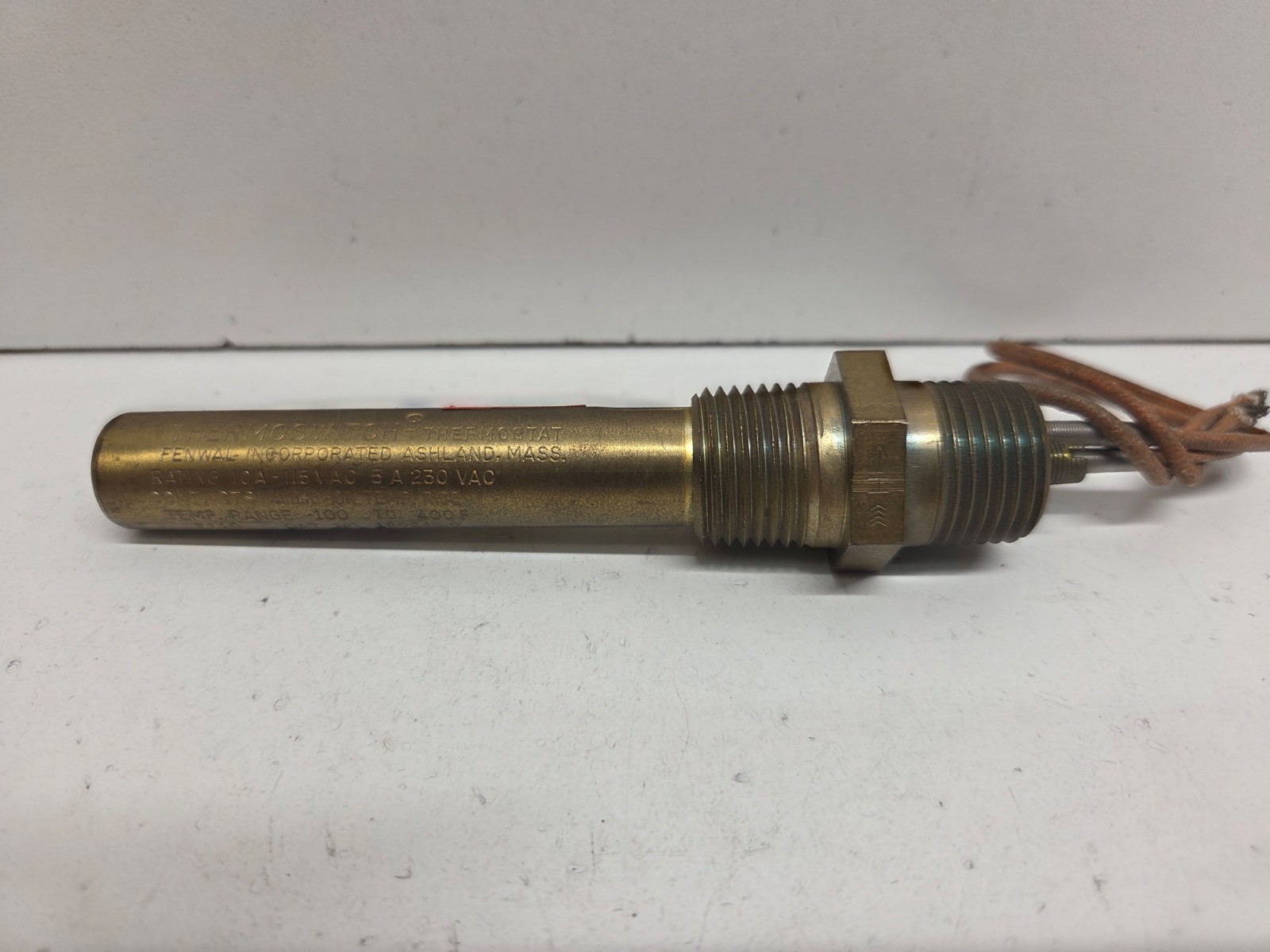 GUARANTEED! FENWAL 10A 115V -100 TO 400F DEGREE THERMOSWITCH 18021-0