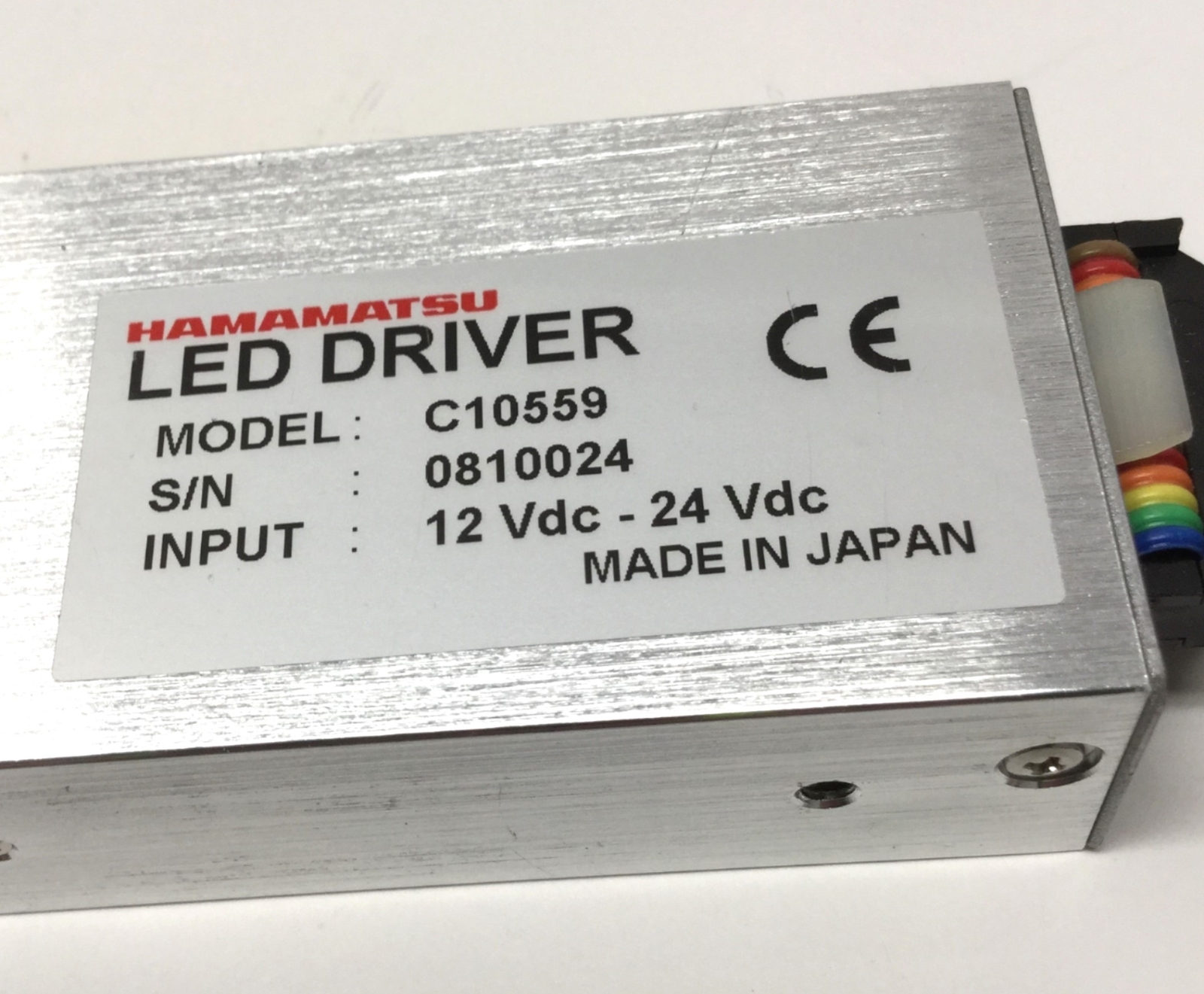 Hamamatsu LC-L2 LightningCure UV LED Spot Light Driver 12-24VDC w/365nm Head