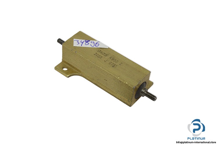 ATE RB50 2 WIRE WOUND RESISTOR_50 Watts_300R J 0791_Series B_aluminium body
