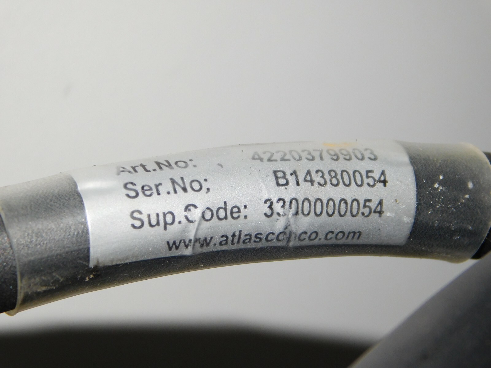 Atlas Copco 4220 3799 03 Industrial Machine 3m Nutrunner Tool Cable OEM Part
