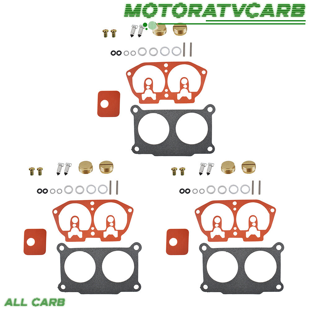ALL-CARB 3 Pcs Carburetor Rebuild Kit For Yamaha 150 175 200 225 HP 86-95