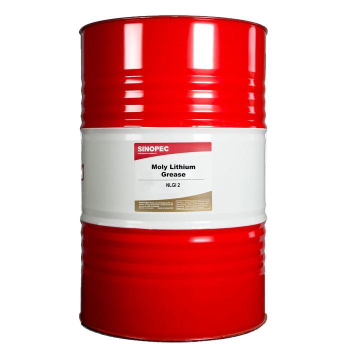 SINOPEC MOLY EXTREME PRESSURE LITHIUM GREASE #2 – 400LB. (55 GALLON) DRUM