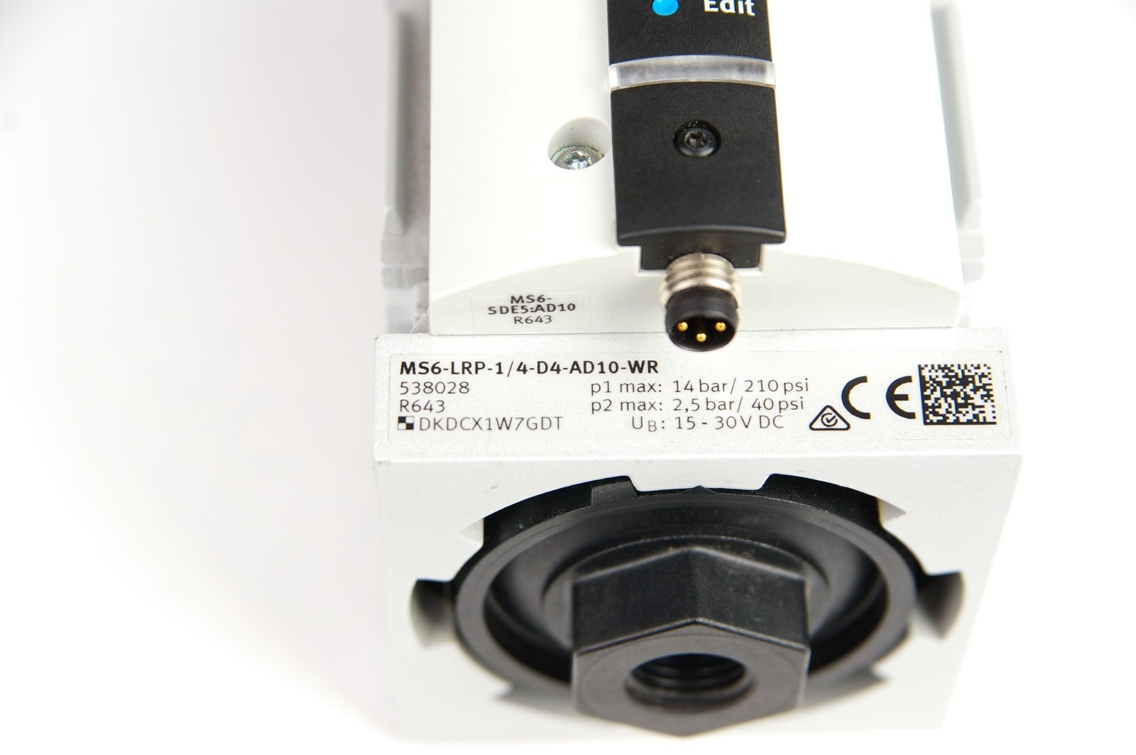 Festo MS6-LRP-1/4-D4-AD10-WR 538028 Precision pressure regulator