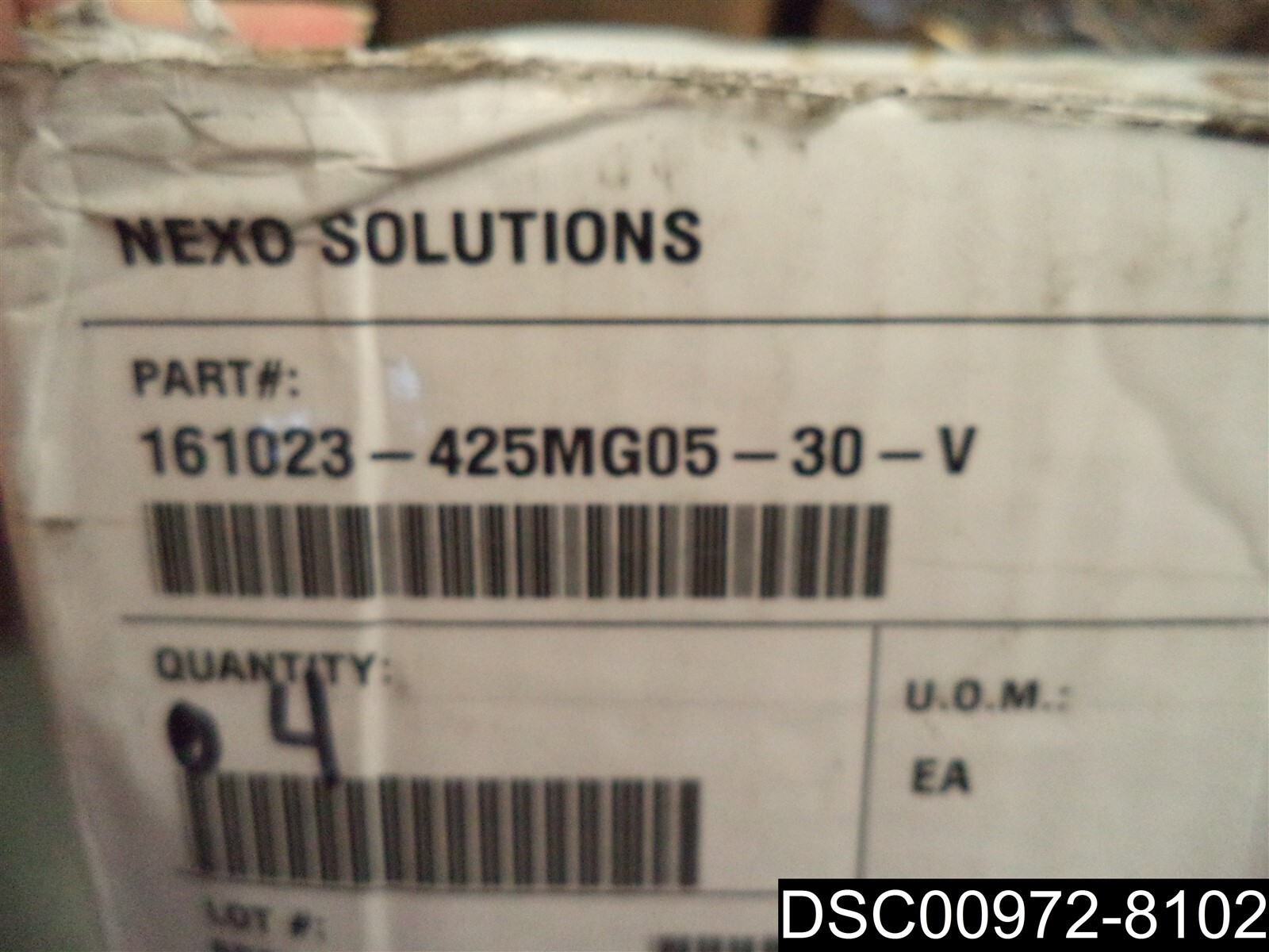 Qty= 4: NEXO Solutions 161023-425MG05-30-V, Filters