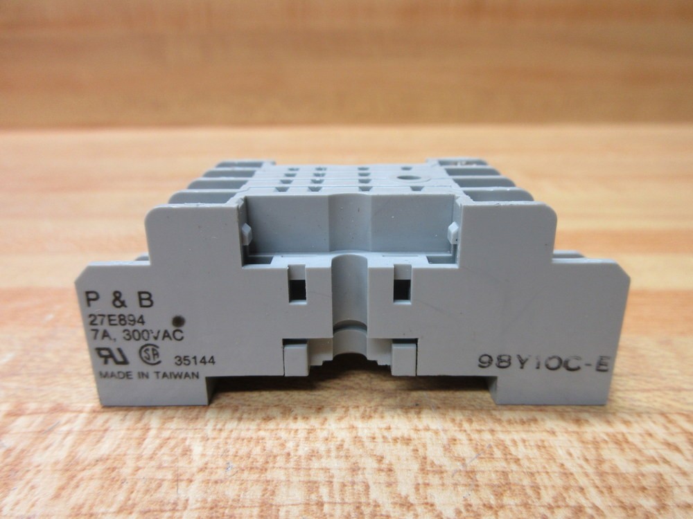 Potter & Brumfield 27E894 Tyco Relay Socket (Pack of 10)