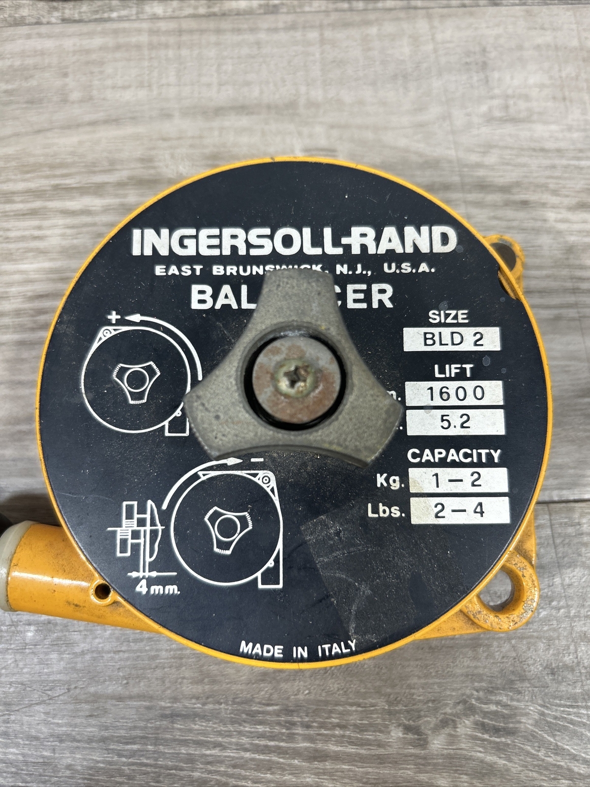 Used INGERSOLL RAND BLD2 TOOL BALANCER 1-2 KG/ 2-4Lb Capacity Lift 1600 5.2 Ft